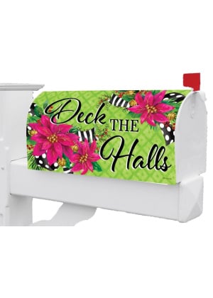 Elegant Poinsettia Mailbox Cover | Mailbox Covers | MailWraps