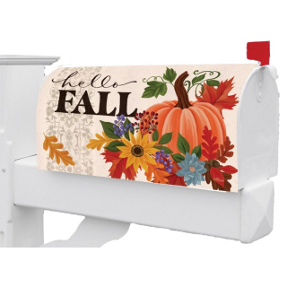 Hello Fall Mailbox Cover | Mailbox Cover | MailWraps | Mail Wraps