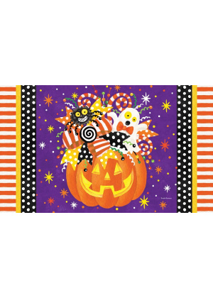 Jack O'Lantern Doormat | Decorative Doormats | MatMates