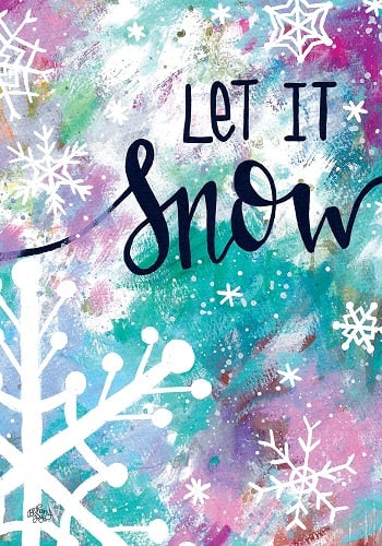 Let It Snow Flag | House Flags | Winter Flags | Cool Flags
