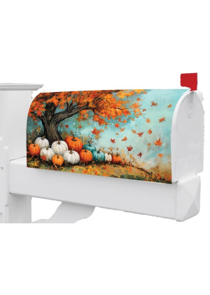 Maple Tree Pumpkins Mailbox Cover | Mailbox Covers | Mail Wraps