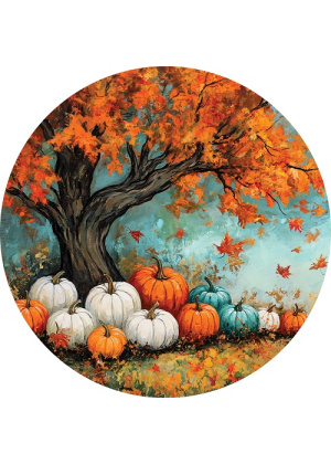 Maple Tree Pumpkins Stepping Stone | Stepping Stones | Pavers