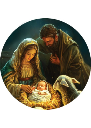 Nativity With Sheep Stepping Stone | Stepping Stones | Pavers