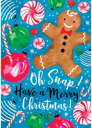 Oh Snap Flag | Christmas Flags | Double Sided Flags | Cool Flags