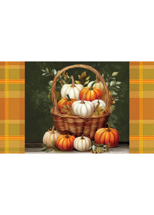 Pumpkin Basket Doormat | Decorative Doormats | MatMates