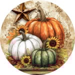 Rustic Pumpkins Stepping Stone | Stepping Stones | Pavers