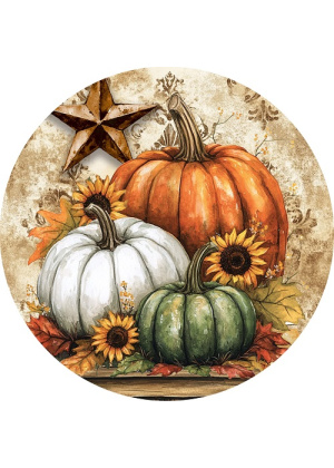 Rustic Pumpkins Stepping Stone | Stepping Stones | Pavers