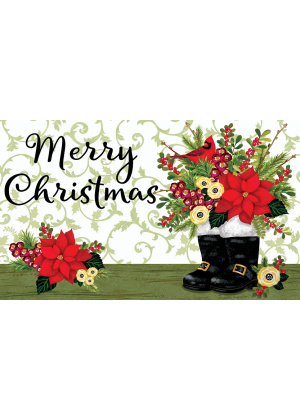 Santa Boots Doormat | Decorative Doormats | MatMates