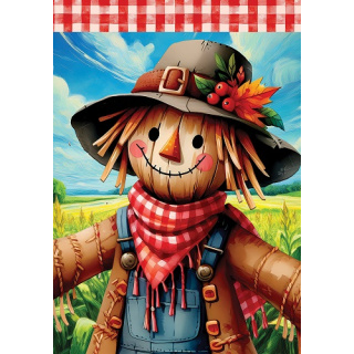 Scarecrow & Pumpkins Flag | Fall Flags | Double Flags | Cool Flags