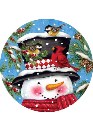 Snowman & Birds Suncatcher | Suncatchers | Sun Catchers