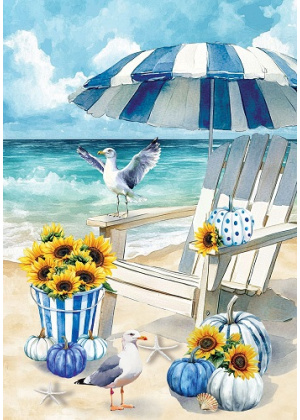Sunflower Beach Flag | Fall Flags | Bird Flags | Nautical Flags