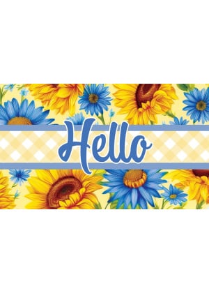 Sunflowers and Daisies Doormat | Decorative Doormats | Matmates