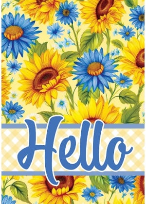 Sunflowers and Daisies Flag | Spring Flags | Two Sided Flags